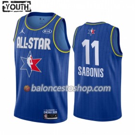 Camiseta Niños NBA Indiana Pacers Domantas Sabonis 11 2020 All-Star Jordan Brand Azul Swingman